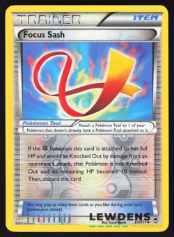 Focus Sash - 91/111 - Uncommon Reverse Holo - Furious Fists - Pokemon Card - Image 1