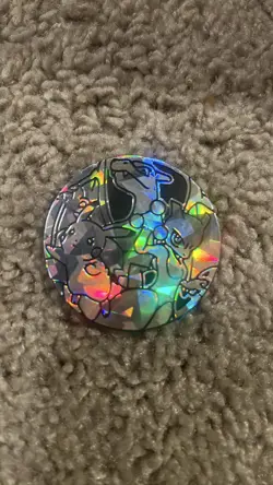 Pokemon TCG Jumbo Coin Charizard Pikachu Mewtwo Battle - Image 1