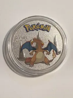 Charizard Metal Coin - Pokemon - Image 1