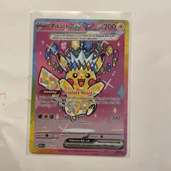 Pokemon Tcg Pikachu EX SIR 277/217 Ascended Heroes English Card- NM - Image 1