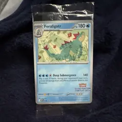 Pokemon Feraligatr SVP Black Star Promo Illustration Contest 2024 Card 180 HP - Image 1