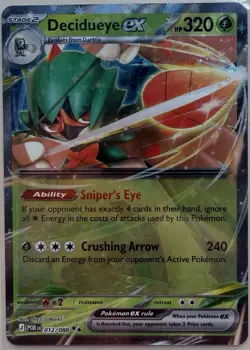 Meowth ex Talonflame IR Decidueye ex Pokemon Card Lot NM Full Art Perfect Order - Image 2