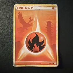 Fire Energy (Ho-Oh) 116/123 Pokemon HeartGold & SoulSilver Common HP - Image 1