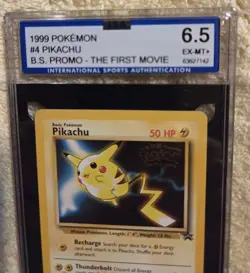 #4 Pikachu B.S. Promo- The First Movie 1999 Pokemon Card - Image 4