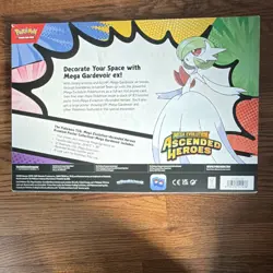 SEALED Pokemon TCG Mega Evolution Ascended Heroes Premium Poster Mega Gardevoir - Image 3