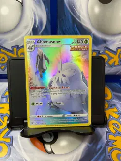 Pokemon TCG Abomasnow TG01/TG30 Astral Radiance Trainer Gallery Full Art Rare - Image 1