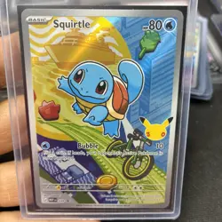 Pokemon Squirtle 30th anniversary gen 1 first partner black star promo 39 NM - Image 1