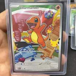 Pokemon Charmander Mega Evolution Promo Holo Basic 80 HP Ember Attack Card - Image 2