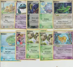 Lot 10 anciennes carte POKEMON EX Deoxys 2005 EX/POOR Rayquaza DX 22/107 HOLO VF - Image 1