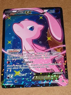 Pokemon Mew EX Basic RC24/RC25 Legendary Treasures Full Art Holo 120 HP - Image 1