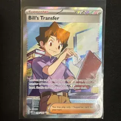 Pokemon 2023 Scarlet & Violet 151 Bill’s Transfer 194/165 Ultra Rare Full Art - Image 1