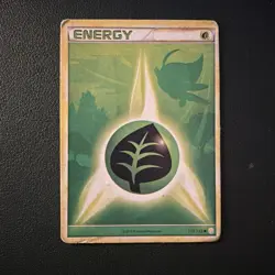 Pokemon TCG Grass Energy (celebi) Heartgold & Soulsilver 115/123 Regular Common - Image 1