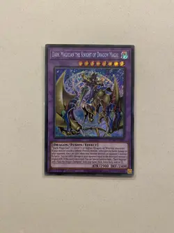 Yugioh Dark Magician the Knight of Dragon Magic BLMR-EN001 Secret Rare 1st Ed NM - Image 1