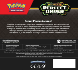 Pokemon TCG Mega Evolution-Perfect Order Booster Display Box 36 Packs SEALED - Image 2