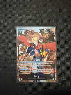 One Piece TCG OP15 Red/Blue Lucy Leader Alt Art English Near Mint - Image 1