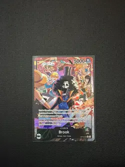 One Piece TCG OP15 Green/Black Brook Leader Alt Art English NM - Image 1