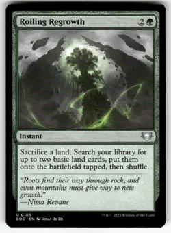 ROILING REGROWTH #105 MTG COMMANDER: EDGE OF ETERNITIES - Image 1