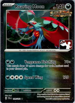 Roaring Moon 109/162 Prize Pack Series Cards Rare NM Holo - Image 1
