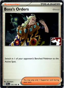 Boss's Orders - 172/193 Prize Pack Series Cards Rare NM Holo - Image 1