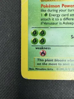 Shadowless Venusaur 15/102 Holo Base Set Pokemon Card Vintage WOTC HP DMG - Image 3