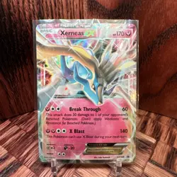 Xerneas EX XY149 XY Black Star Promo Holo Pokemon Card LP+ - Image 1