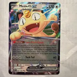 Pokemon Meowth EX Full Art Holo Rare 062/088 Perfect Order Card - Image 1