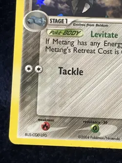 Metang 44/101 Reverse Holo EX Hidden Legends Pokemon Card Vintage - Image 5