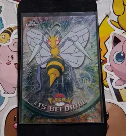Beedrill #15 Topps Chrome Pokemon Card NM - Image 1