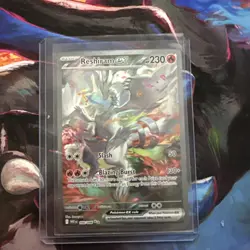 Pokemon TCG White Flare: Reshiram EX Card 166/086 Sir Near Mint Condition - Image 1