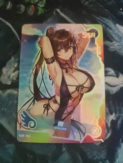 Goddess Story Anime Waifu Card SSR Rare Holo Collectible Trading Card - Image 1