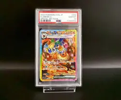 PSA10 Pokemon Card Flareon ex SAR 202/187 Terastal Festival ex sv8a From Japan - Image 1