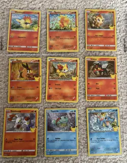 2021 Pokemon McDonald's 25th Anniversary 50 Cards FULL Set Holos & Regular NM - Image 3