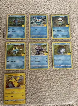 2021 Pokemon McDonald's 25th Anniversary 50 Cards FULL Set Holos & Regular NM - Image 4