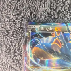 Pokemon TCG Kingdra EX Fates Collide Holo Card 73/124 MP Rare - Image 2
