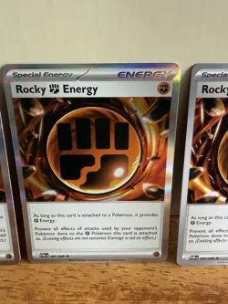 Pokemon Rock Fighting Energy POR 087/088 Holo & common Perfect Order 4 cards - Image 2