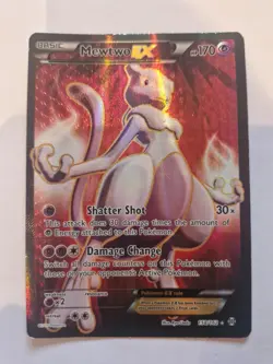 Pokemon Card - Mewtwo Ex 158/162 Breakthrough Textured Card (2015) - Image 1