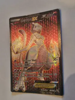 Pokemon Card - Mewtwo Ex 158/162 Breakthrough Textured Card (2015) - Image 3