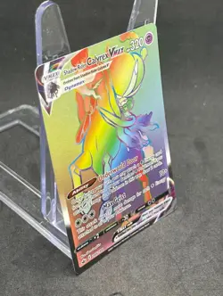 Pokemon Card Shadow Rider Calyrex VMAX 204/198 Chilling Reign Secret Rare NM - Image 3