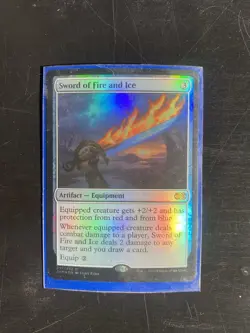 Sword of Fire and Ice Double Masters Foil Artifact Equipment MTG Card - Image 1