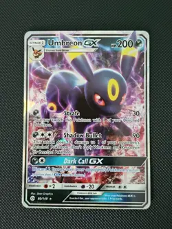 Pokemon TCG Umbreon GX Ultra Rare Card SM Base Set 80/149 - Image 1