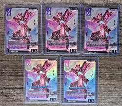 Gundam Exia Trans-Am LR (5 Cards) GD03-049 Steel Requiem Legend Rare - Free Ship - Image 2
