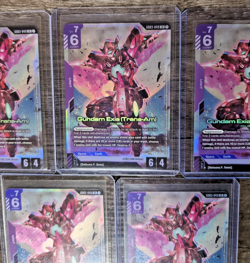Gundam Exia Trans-Am LR (5 Cards) GD03-049 Steel Requiem Legend Rare - Free Ship - Image 4