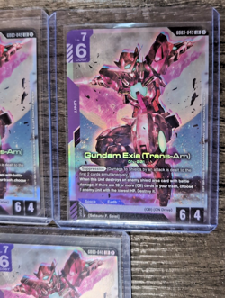 Gundam Exia Trans-Am LR (5 Cards) GD03-049 Steel Requiem Legend Rare - Free Ship - Image 5