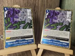 EB01-028 Gum-Gum Champion Rifle Blue Deck Straw Hat Crew/impel TCG X2 cards !! - Image 1