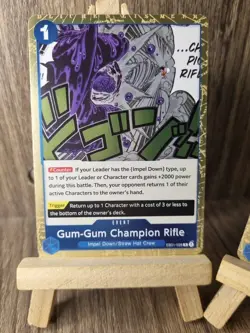 EB01-028 Gum-Gum Champion Rifle Blue Deck Straw Hat Crew/impel TCG X2 cards !! - Image 2