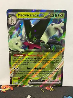 Meowscarada ex 033 Sv: Scarlet & Violet Promo Cards Holo LP - Image 1