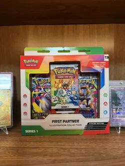 Pokemon TCG First Partner Illustration Collection Series 1 New Sealed Lot Of 4 - Image 1