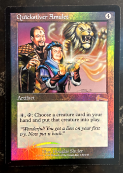 Quicksilver Amulet - FOIL - Urza’s Legacy 1999 NM - Magic The Gathering - Mtg - Image 3
