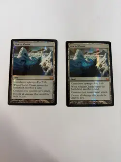 MTG (2) FOIL Glacial Chasm From the Vault: Realms - Image 1