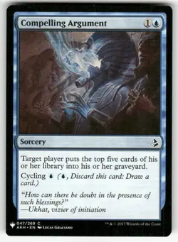 COMPELLING ARGUMENT #47 (COMMON) MTG THE LIST REPRINTS - Image 1